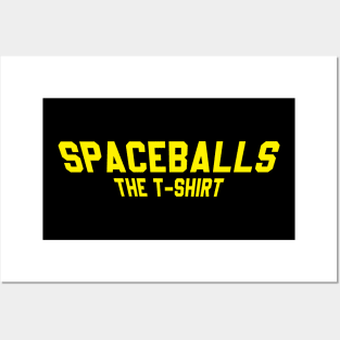 Spaceballs The T-Shirt // Yellow Posters and Art